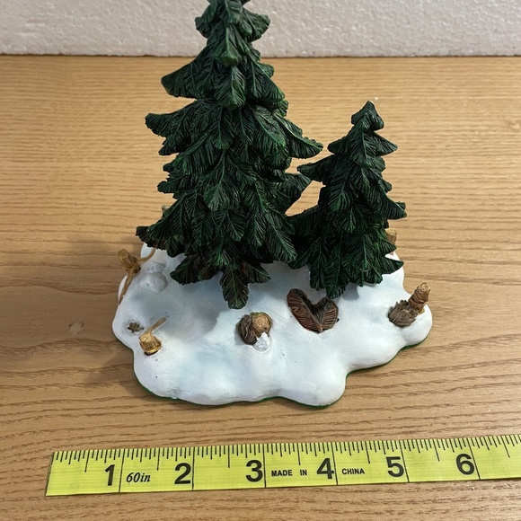 Department 56 Double Pine Trees Christmas Village Accessory Retired # 52619 - Picture 8 of 10
